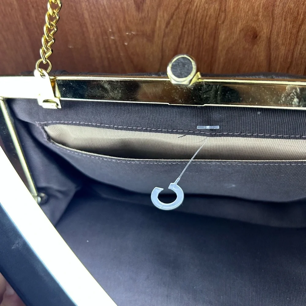 Elegant‎ Brown Leather Clutch